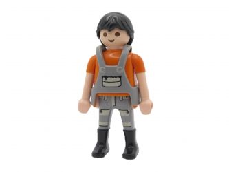 Mann Zoowärter Panda Bär