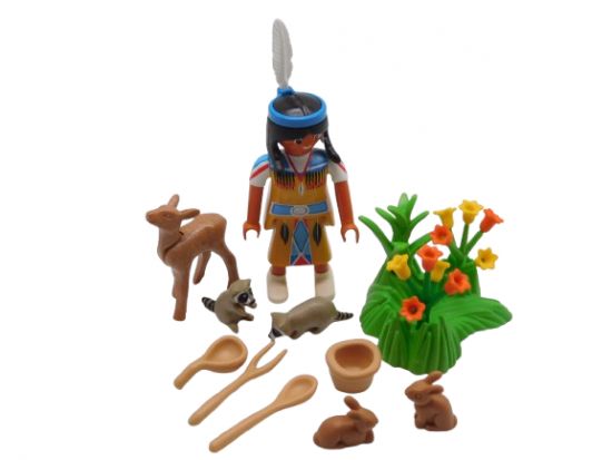 Set Indianerin Waschbären Set Indianerin Waschbären