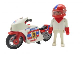 Rennmaschine Fahrer