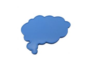 Schild Splash Sprechblase