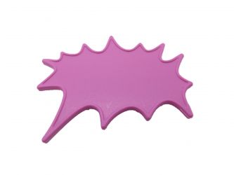 Schild Splash Sprechblase