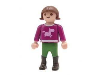 Kind Mädchen Reiten