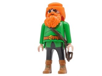 Mann Piratenkapitän Rotbart Mann Piratenkapitän Rotbart