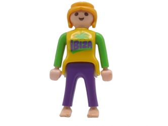 Frau Bootfahrerin Ibiza