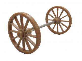 Achse mit Räder