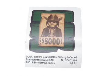 Aufkleber Sticker Wanted