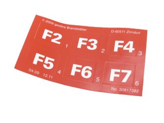 Aufkleber Feuerwache