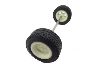 Achse mir Rädern Trailer