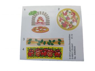 Aufkleber Pizzabäcker